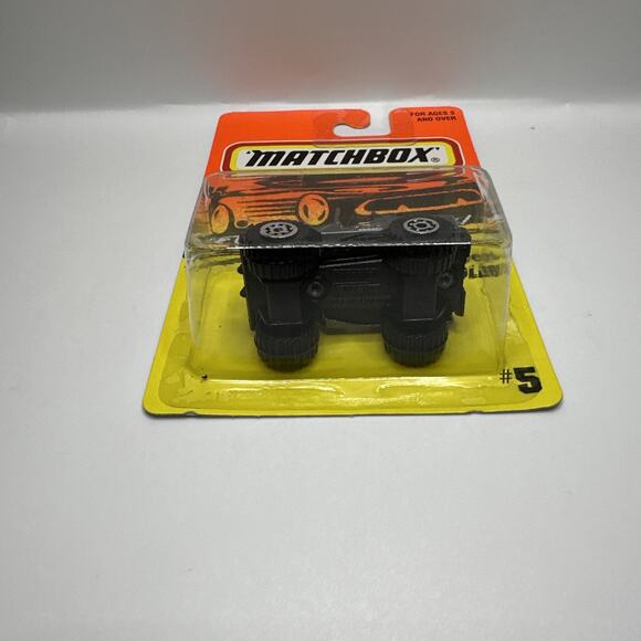 1996 MATCHBOX SUPERFAST #5 JEEP WRANGLER 4X4 BAD TO THE BONE NEW + FAST SHIPPING - Picture 4 of 7